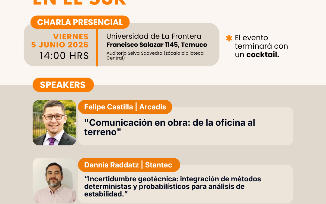 Seminario : Charlas Geotécnicas en el Sur de Chile.